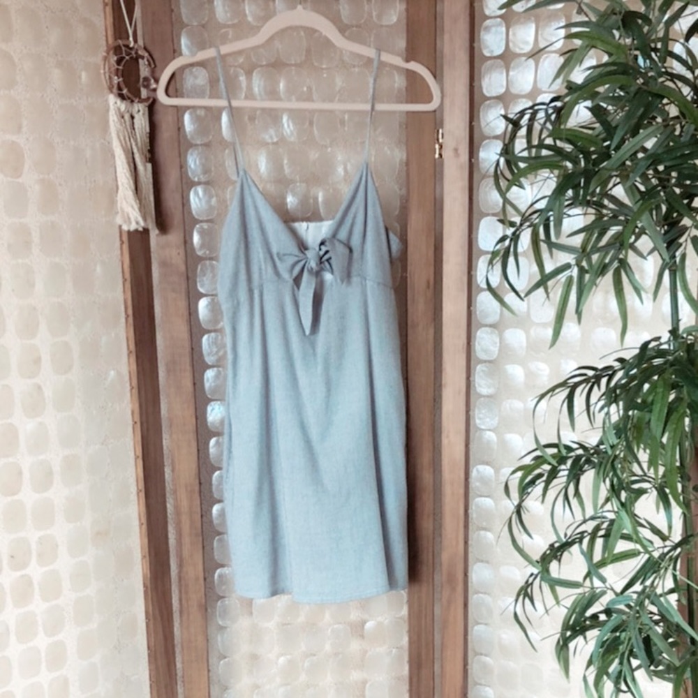 TIE MINI DRESS✨
